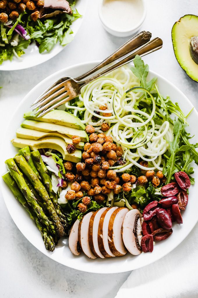Green Goddess Salad With Roasted Chickpeas 8