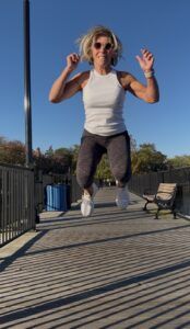 ThoughtBox Polli jump on bridge
